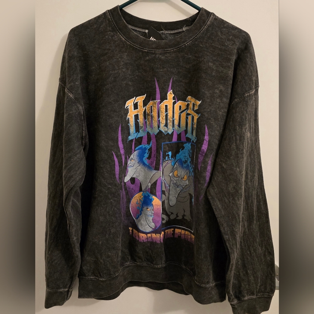 Disney Hercules Hades Vintage Print Girls Sweatshirt